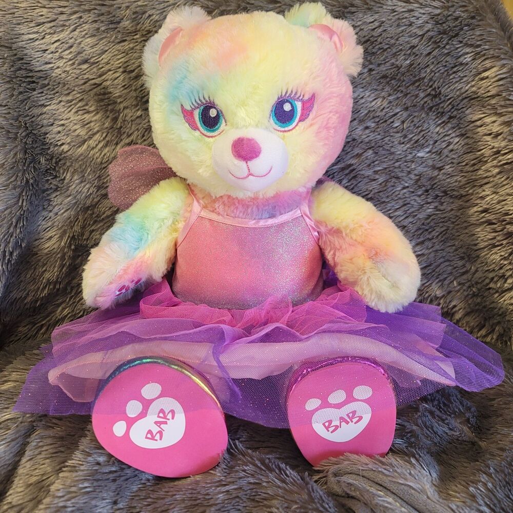 Build A Bear BAB Pastel Beary Fairy Friends With Outfit And Shoes